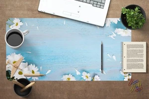 3D White Daisy Flowers 83 Non-slip Office Desk Mouse Mat Game Carly - Picture 1 of 7