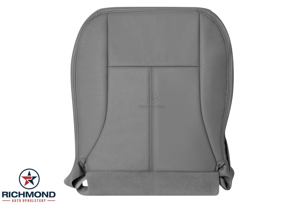 2004-2006 Chevy Colorado -Capa de assento de couro de substituição inferior lateral para motorista cinza - Imagem 1 de 4