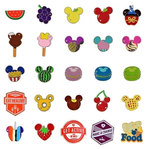 Essen Motiv Individuelle Pin Walt Disney World Park Trading Pins Mickey Brandneu - Bild 1 von 30