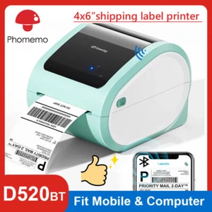 Lotto stampante etichette spedizione Bluetooth o carta termica 4x6 per piccole imprese - Foto 1 di 23