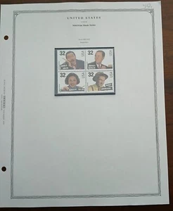 U.S - 1996 - LOT OF STAMPS ON ALBUM PAGE - MH & MNH - #342 - Picture 1 of 1