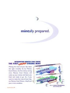 MENTOS NEUWERTIG AD #02 MAGAZIN Promo AD 1999 - Bild 1 von 1