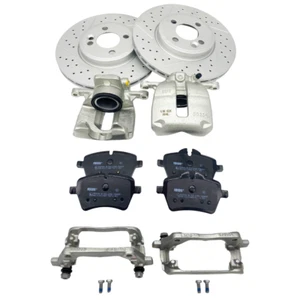 Pinzas de freno Bremtech R53 JCW / R56 S + portadores + pastillas Ferodo + discos DG - Imagen 1 de 1