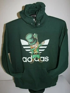 Leprechaun Dabbing - Lucky Leprechaun Hoodie Sweatshirt Grün, X-Large - Bild 1 von 7