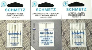 LOTTO 11 AGHI AGO STRETCH - SCHMETZ PER MACCHINE MACCHINA DA CUCIRE ASSORTITI - Foto 1 di 1