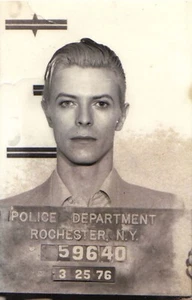 DAVID BOWIE FOTO POLICIAL BRILLANTE PÓSTER FOTO IMPRESIÓN PANCARTA arresto Starman 5486 - Imagen 1 de 1