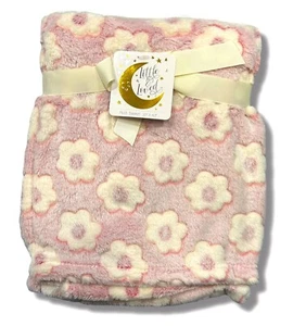MANTA DE FELPA - NIÑAS Y AMADAS 223 - FLORES ROSA - CAMA CUNA BEBÉ NIÑO PEQUEÑO - Imagen 1 de 1
