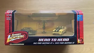 Johnny Lightning Head To Head 1965 Ford Mustang GT Vs 2005 Fast And Furious Car - Picture 1 of 4