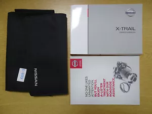 GENUINE NISSAN X-TRAIL 2013-2017 OWNERS MANUAL HANDBOOK WALLET PACK E-699 - Picture 1 of 5