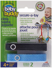 Baby Buddy Secure-a-Toy Toy Straps for Car Seat, Stroller or High Chair 33503