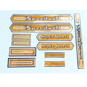 Speedwell Super Sports original decals retro vintage - Picture 1 of 1