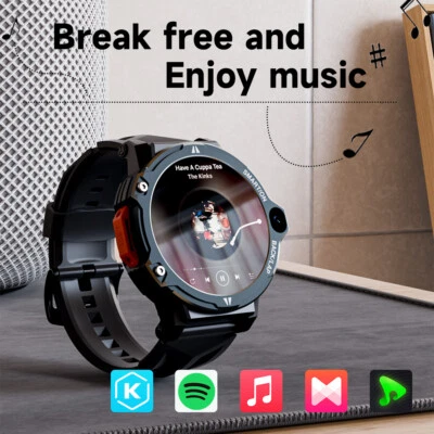 4G WIFI Phone Watch 4GB+64GB Smartwatch Dual Camera Bluetooth Smart Watch - Image 1 of 4