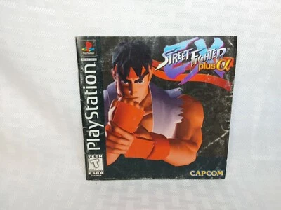 Street Fighter EX Plus Alpha (PlayStation 1, 1997) **SOLO MANUAL  Foto 1 de 3