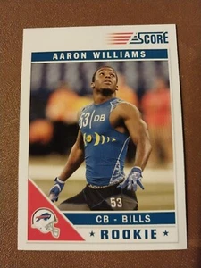2011 Tarjeta de radiocontrol de novato Aaron Williams Score NFL #302 Buffalo Bills Texas Longhorns - Imagen 1 de 3