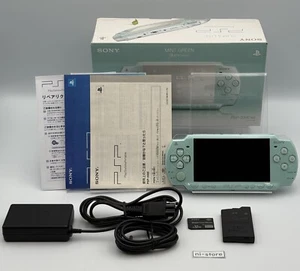 Sony PSP-2000 Console Blume Mint Green in box Region free w/1GB - Excellent - Picture 1 of 23