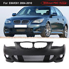 Front Bumper Cover W/O PDC Holes For BMW E60 E61 5-Series 2004-2010 MTECH Style BMW Serie 5