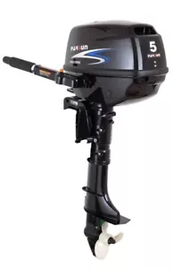5HP PARSUN OUTBOARD MOTOR Short Shaft, 4-Stroke, Manual Start F5BMS 2YR WARRANTY - Picture 1 of 5
