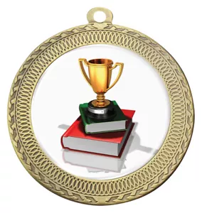 PERSONALISED MEDAL AWARD SCHOOL ACADEMIC OVATION 50MM LASER ENGRAVING - Bild 1 von 20