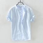 Tops Shirts Beach Casual Holiday Loose Short Sleeve Solid Color Top Tee