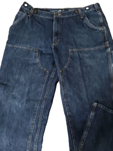 Carhartt Rugged Flex Relaxed Fit Heavyweight Double-Front Logger Jean 40x34 - Picture 1 of 11