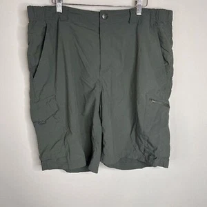 Columbia Cargo Shorts Herren 38 grün Omni Shade Nylon Sonnenschutz Outdoor - Bild 1 von 11