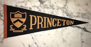 1960s PRINCETON TEAM FOOTBALL PENNANT - Picture 1 of 1