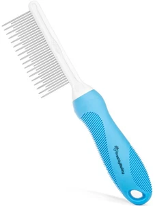 Grooming Comb for Long & Curly Hair in Dogs & Cats - Top Pet Detangler Brush - R - Picture 1 of 8