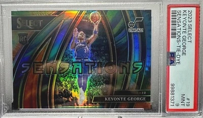 Keyonte George 2023-24 Panini Select 25/25!! Tie Dye Sensations RC PSA 9 #19 - image 1 of 2