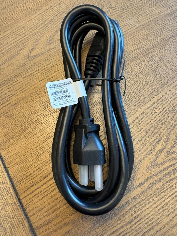 New Cisco Meraki MA-PWR-CORD-US Cisco Black Cord  - Image 1 of 3