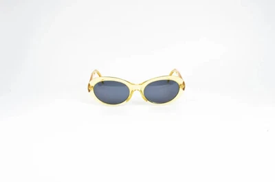 Gafas de sol FENDI Fendissime F601 265 vintage para mujer amarillas ovaladas grises lentes Italia Foto 1 de 4