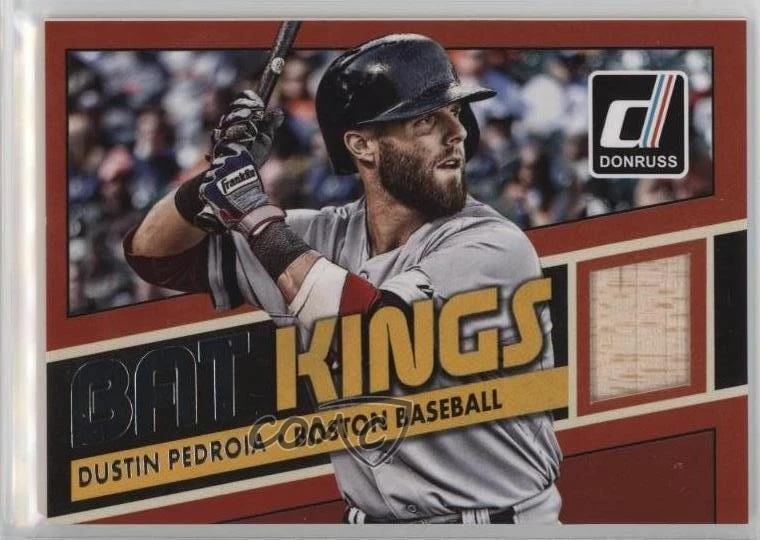 2015 Panini Donruss Bat Kings Dustin Pedroia #9 - Image 1 of 2