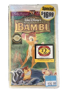 Bambi: 55th Anniversary Walt Disney's Masterpiece (VHS, Limited Edition) - Bild 1 von 2