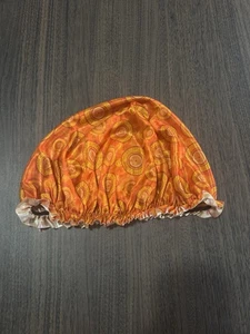 Orange Women Night Sleep Cap Bonnet - Picture 1 of 3