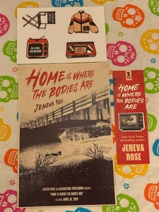 Home Is Where the Bodies Are Stickers Bookmark Poster Lot NYCC 2025 Exclusive - Picture 1 of 6