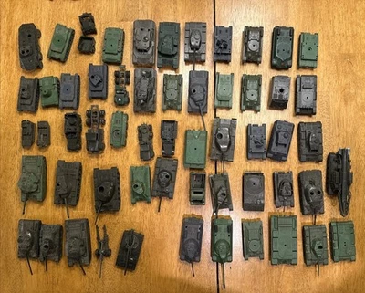 Junkyard lot ROCO Tanks, Trucks, And Other Military Vehicles HO Scale Lot Of 57+ - Image 1 of 4