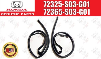 Juego de subsello de puerta delantera izquierda y derecha HONDA CIVIC EK9 EK4 Type-R SIR GENUINO OEM  Foto 1 de 4