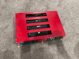 SNK Neo Geo NEO-MVH MV4F SLOT4F 4 RANURAS ROJO ¡LEER! ¡SIN PROBAR! Jamma - Imagen 1 de 13