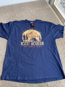 Rocky Mountain Nationalpark Neu XL Navy Blau T-Shirt Unisex Etikett Outdoor USA - Bild 1 von 6