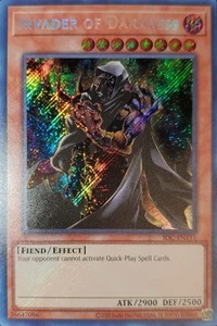 Yugioh Invasore delle Tenebre SCR IOC-EN111 Near Mint - Foto 1 di 2