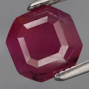 2.31Ct.UNHEATED! Precious Gem Natural Ruby Winza,Tanzania Perfect Shape! - Picture 1 of 4