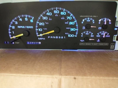 95-00 C/K CAMIÓN SUBURBANO TAHOE CUADRO DE INSTRUMENTOS VELOCÍMETRO 240K RECONSTRUIDO Foto 1 de 4