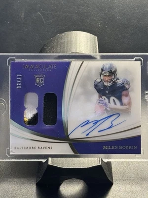 2019 Panini Immaculate Collection - Immaculate Numbers Rookie Patch... - Image 1 of 3