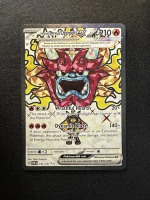 Hearthflame Mask Ogerpon ex 192/167 Twilight Masquerade Ultra Rare NM - Image 1 of 2