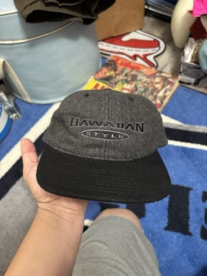 Sombrero estilo hawaiano vintage Snapback skate surf Ulua Hawaii hecho en lana EE. UU. Foto 1 de 4