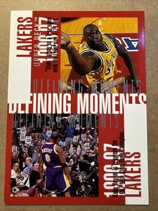 1997 Upper Deck Defining Moments Jumbo Los Angeles Lakers Shaquille O'Neal KOBE - Picture 1 of 10