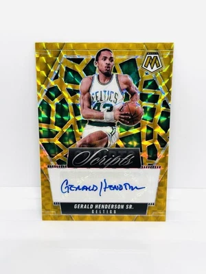 2024-25 Mosaico Gerald Henderson SR. Scripts Gold Prizm Auto /10 Celtics #MS-GHS - Imagem 1 de 2