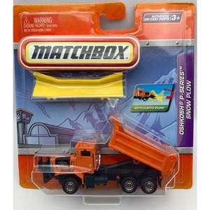 Matchbox Real Working Rigs Oshkosh P-Series Snow Plow NIP - Picture 1 of 3