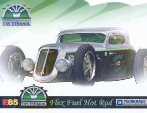 2007 GM E85 Ethanol Flex Fuel Hot Rod SEMA Show Promo Infokarte - Bild 1 von 1
