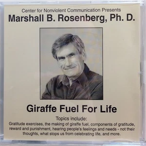 Marshall B. Rosenberg Ph.D.: Giraffe Fuel for Life (Audio CD) *Rare* *Very Good* - Picture 1 of 2