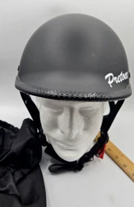 PRETOEE German Style Motorcycle Half Helmet XL Adult Men Women DOT Approved - Picture 1 of 20